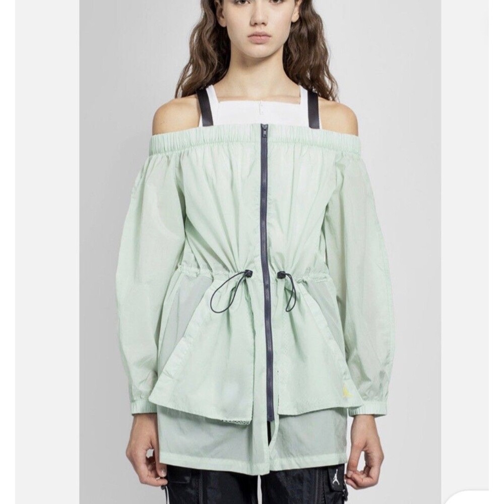 NIKE OFF SHOULDER UTILITY JACKET MINI DRESS small